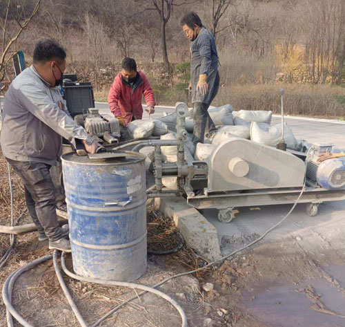 康保路面下沉注浆